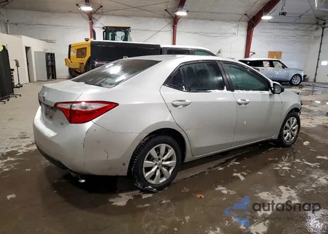 2014 Toyota Corolla L из США, поврежденный, VIN 2T1BURHE4EC002851